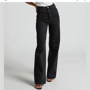 Rolla’s Heidi high rise black jeans